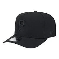 Pittsburgh Pirates Black on Black New Era 9FIFTY A-Frame Snapback Hat