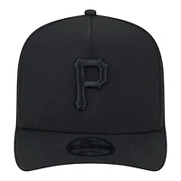 Pittsburgh Pirates Black on Black New Era 9FIFTY A-Frame Snapback Hat