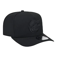 Baltimore Orioles Black on Black New Era 9FIFTY A-Frame Snapback Hat
