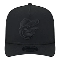 Baltimore Orioles Black on Black New Era 9FIFTY A-Frame Snapback Hat