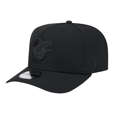 Baltimore Orioles Black on Black New Era 9FIFTY A-Frame Snapback Hat