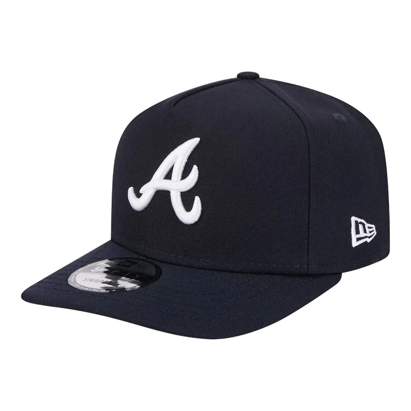 Atlanta Braves Navy New Era 9FIFTY A-Frame Snapback Hat