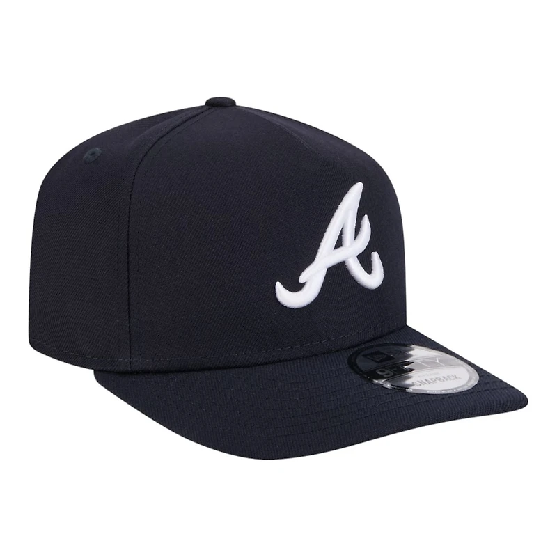 Atlanta Braves Navy New Era 9FIFTY A-Frame Snapback Hat