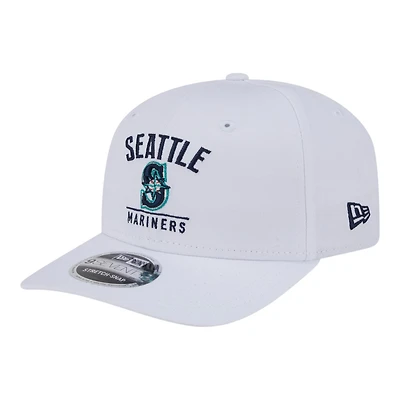 Seattle Mariners White New Era 9SEVENTY Stretch Snapback Hat