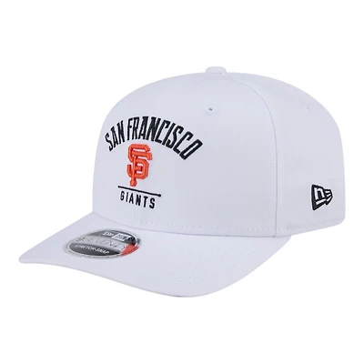 San Francisco Giants White New Era 9SEVENTY Stretch Snapback Hat