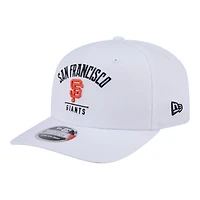 San Francisco Giants White New Era 9SEVENTY Stretch Snapback Hat