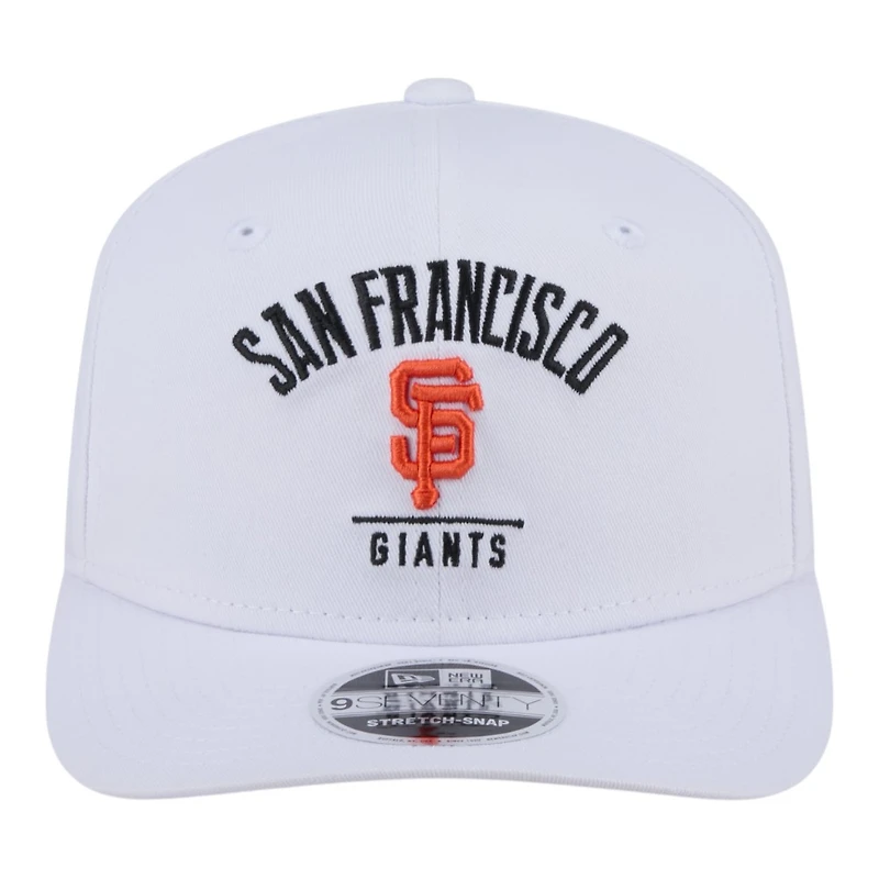 San Francisco Giants White New Era 9SEVENTY Stretch Snapback Hat
