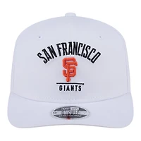San Francisco Giants White New Era 9SEVENTY Stretch Snapback Hat