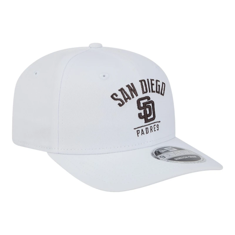 San Diego Padres White New Era 9SEVENTY Stretch Snapback Hat