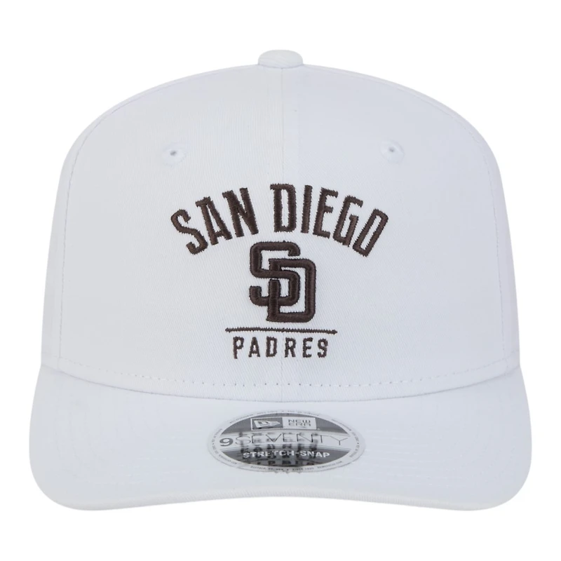 San Diego Padres White New Era 9SEVENTY Stretch Snapback Hat