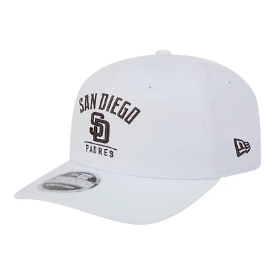 San Diego Padres White New Era 9SEVENTY Stretch Snapback Hat