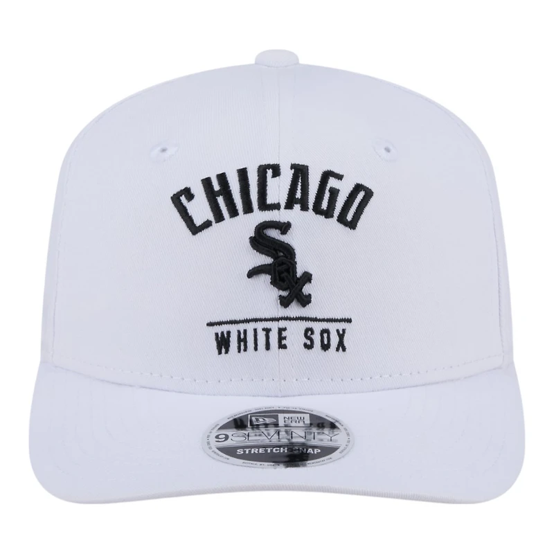 Chicago White Sox White New Era 9SEVENTY Stretch Snapback Hat