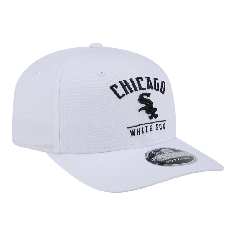 Chicago White Sox White New Era 9SEVENTY Stretch Snapback Hat