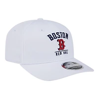 Boston Red Sox White New Era 9SEVENTY Stretch Snapback Hat