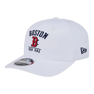 Boston Red Sox White New Era 9SEVENTY Stretch Snapback Hat