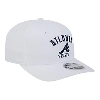 Atlanta Braves White New Era 9SEVENTY Stretch Snapback Hat