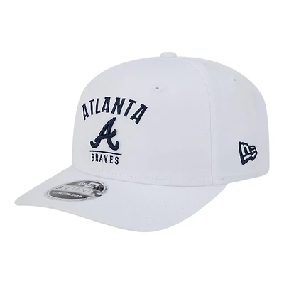 Atlanta Braves White New Era 9SEVENTY Stretch Snapback Hat