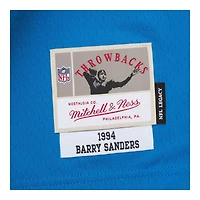 Detroit Lions Barry Sanders Blue 1994 Mitchell & Ness Legacy Jersey