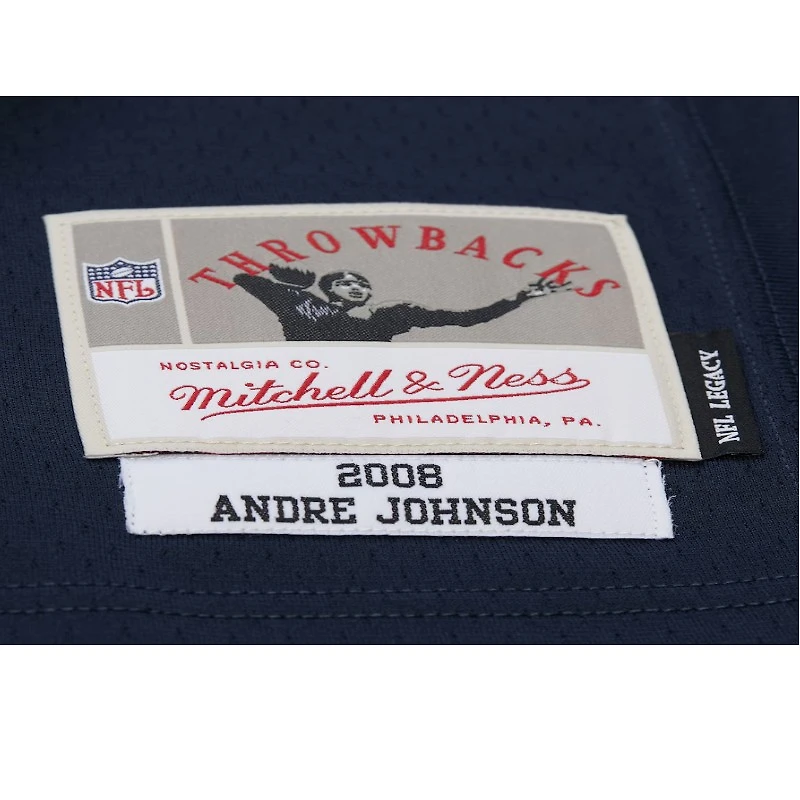 Houston Texans Andre Johnson Navy 2008 Mitchell & Ness Legacy Jersey
