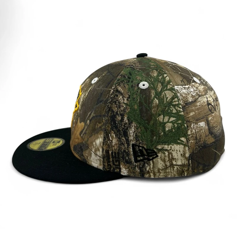 Pittsburgh Penguins Realtree Camo and Black "Melted Ice Collection" Gray UV New Era 59FIFTY Fitted Hat