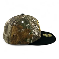 Pittsburgh Penguins Realtree Camo and Black "Melted Ice Collection" Gray UV New Era 59FIFTY Fitted Hat