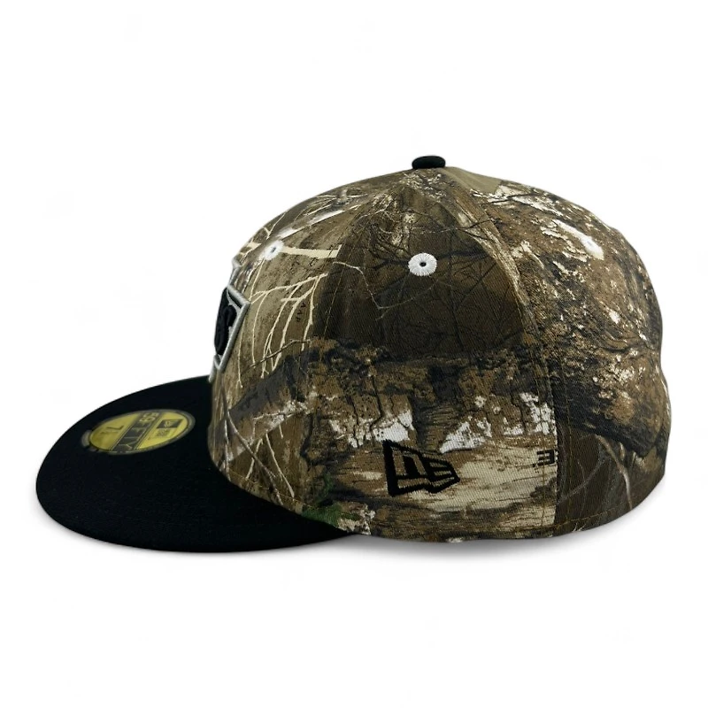 Los Angeles Kings Realtree Camo and Black "Melted Ice Collection" 2002 ASG Patch Gray UV New Era 59FIFTY Fitted Hat