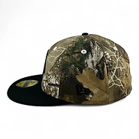 Chicago Blackhawks Realtree Camo and Black "Melted Ice Collection" 1991 ASG Patch Gray UV New Era 59FIFTY Fitted Hat