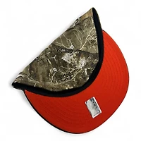 Anaheim Ducks Realtree Camo and Black "Melted Ice Collection" 30th Anni Patch Orange UV New Era 59FIFTY Fitted Hat