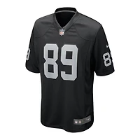 Las Vegas Raiders Brock Bowers Nike Black Game Player Jersey