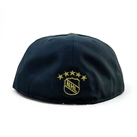 Boston Bruins Black A Gold 2T Leon the Lab Green UV New Era 59FIFTY Fitted Hat