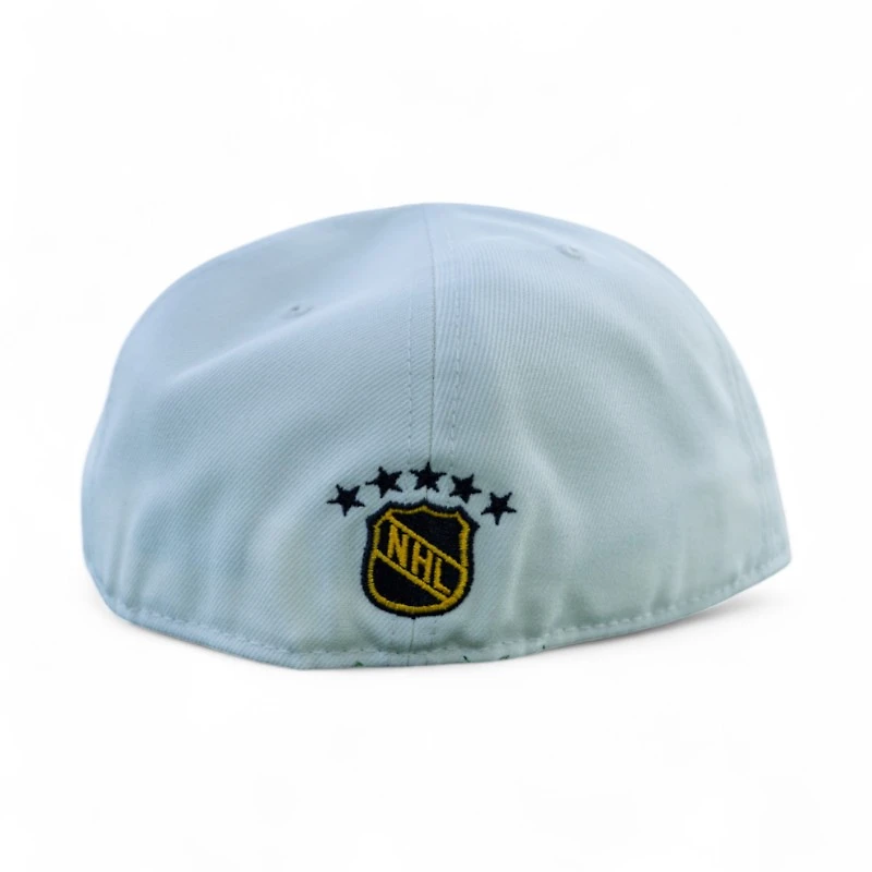 Boston Bruins Chrome Black 2T Leon the Lab Green UV New Era 59FIFTY Fitted Hat