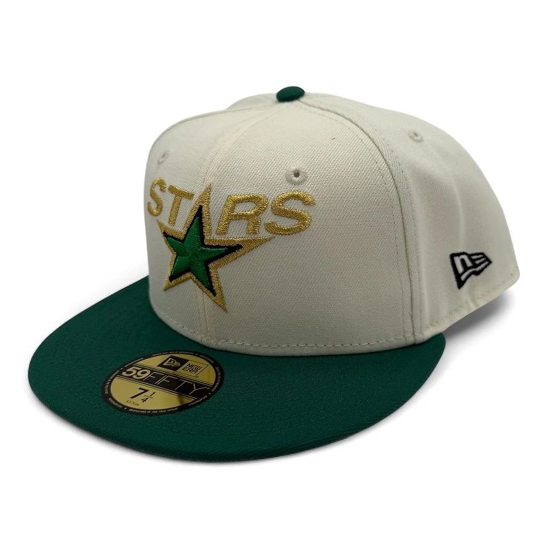 Dallas Stars Chrome and Green ASG Patch Gray UV New Era 59FIFTY Fitted Hat