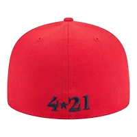 Texas Rangers Red 2025 City Connect Fan Pack New Era 59FIFTY Fitted Hat