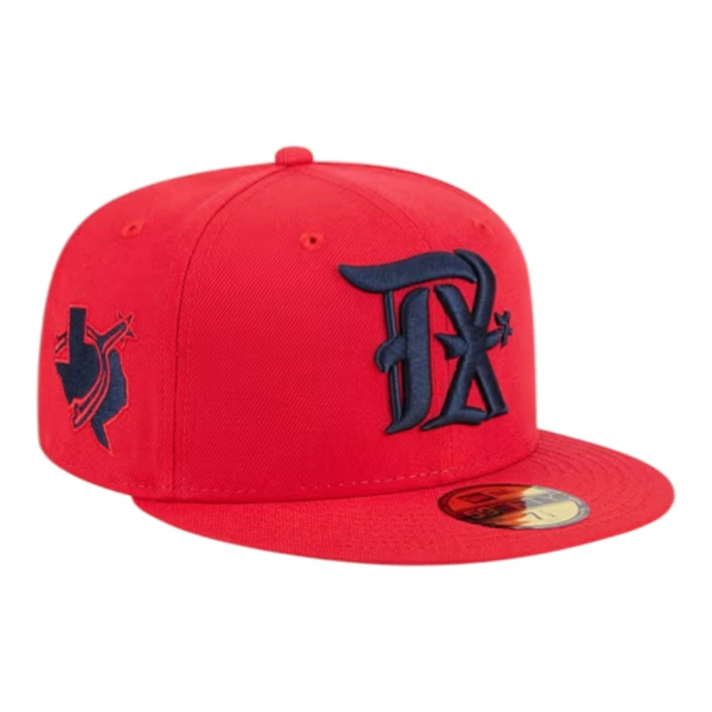 Texas Rangers Red 2025 City Connect Fan Pack New Era 59FIFTY Fitted Hat