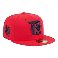 Texas Rangers Red 2025 City Connect Fan Pack New Era 59FIFTY Fitted Hat