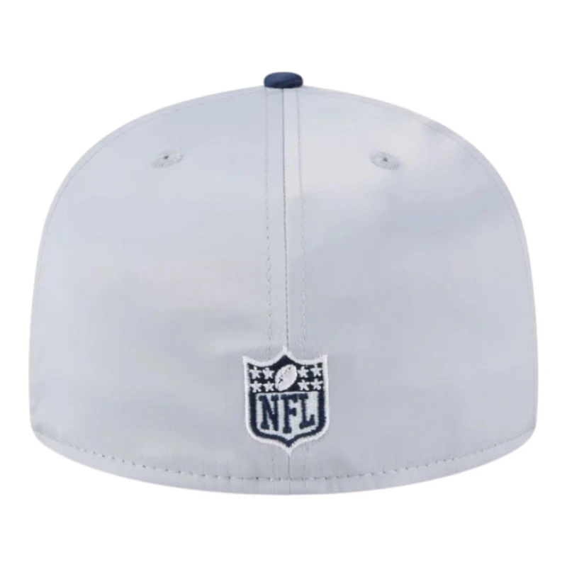 Dallas Cowboys Gray Two Tone Satin With New Era Pin 59FIFTY Fitted Hat