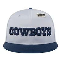 Dallas Cowboys Gray Two Tone Satin With New Era Pin 59FIFTY Fitted Hat