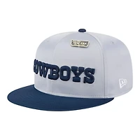 Dallas Cowboys Gray Two Tone Satin With New Era Pin 59FIFTY Fitted Hat