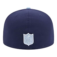 Dallas Cowboys Navy and Light Blue Two Tone NFL New Era 59FIFTY Fitted Hat