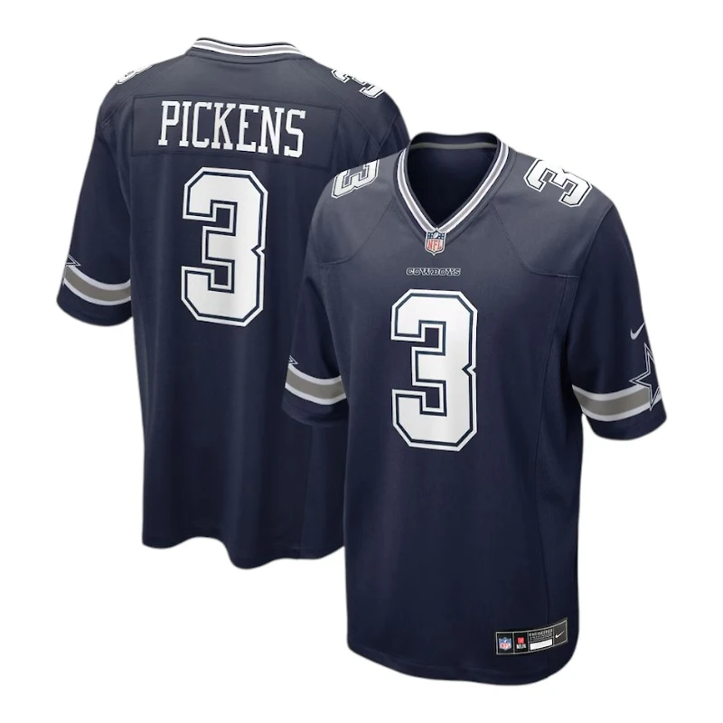 Dallas Cowboys George Pickens Nike Navy Game Player Jersey