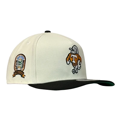 Tennessee Volunteers Chrome and Black 75 Years Neyland Stadium Patch New Era 9FIFTY A-Frame Snapback Hat