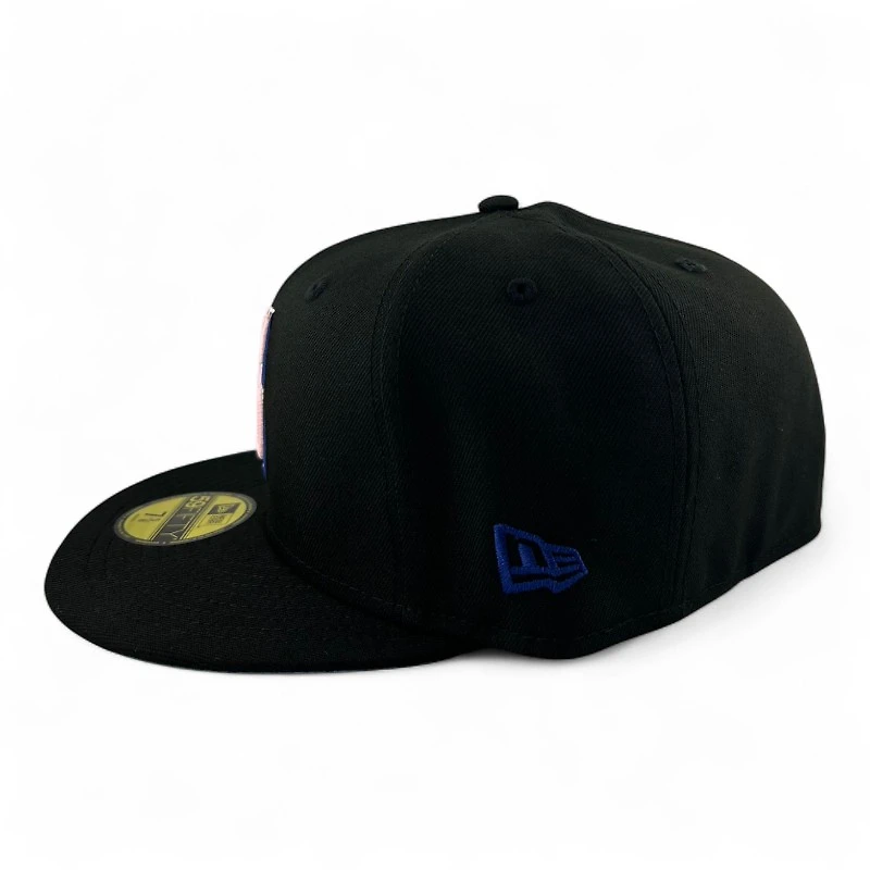 Seattle Mariners Black "Donut Collection" 20th Anniversary Patch Icy Blue UV New Era 59FIFTY Fitted Hat