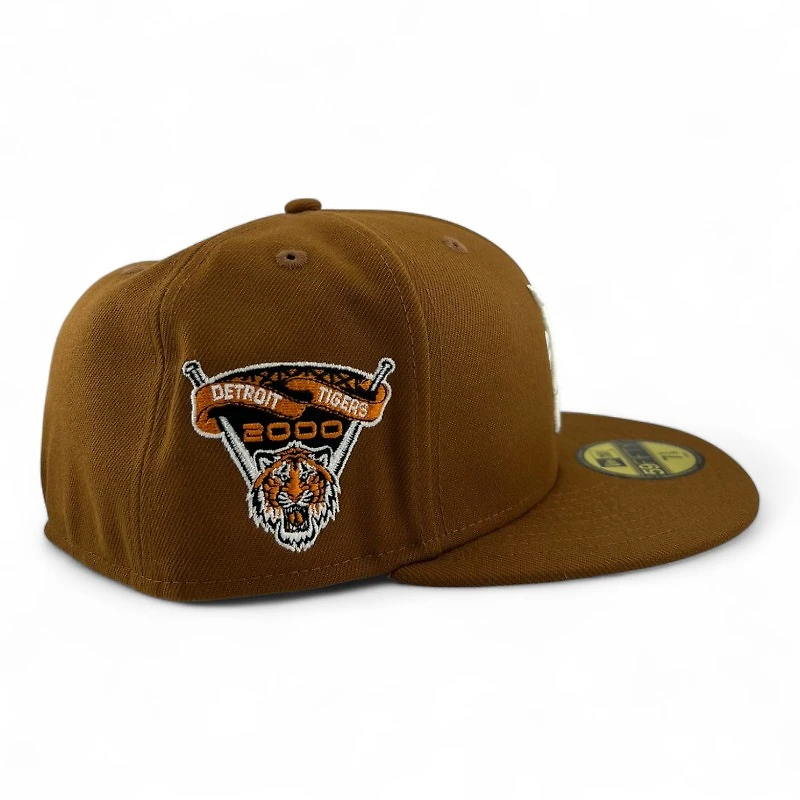 Detroit Tigers Toasted Peanut "Donut Collection" 2000 Patch Burnt Orange UV New Era 59FIFTY Fitted Hat