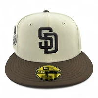 San Diego Padres Chrome and Brown "Chrome Collection" 20 Years Patch Gray UV New Era 59FIFTY Fitted Hat