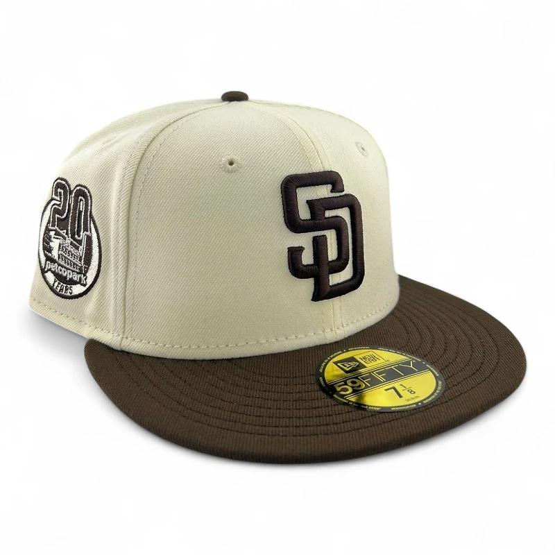 San Diego Padres Chrome and Brown "Chrome Collection" 20 Years Patch Gray UV New Era 59FIFTY Fitted Hat