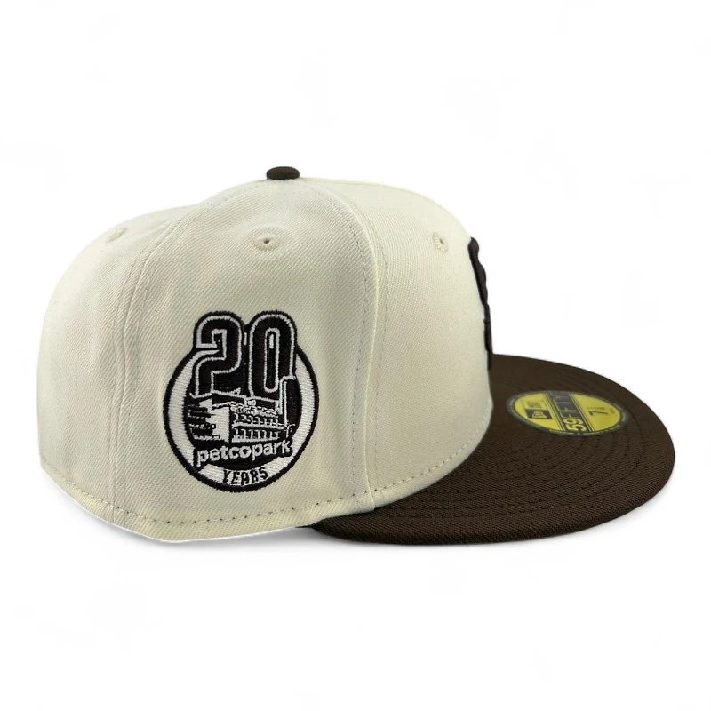 San Diego Padres Chrome and Brown "Chrome Collection" 20 Years Patch Gray UV New Era 59FIFTY Fitted Hat