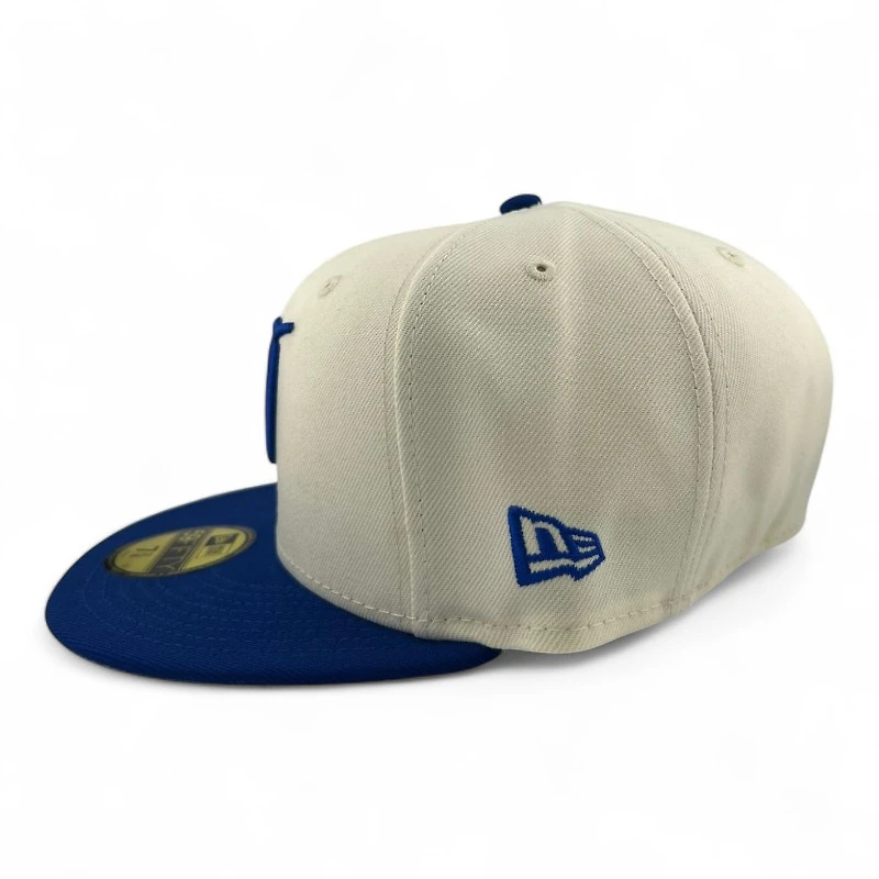 Los Angeles Dodgers Chrome and Royal Blue "Chrome Collection" 2024 WS Patch Gray UV New Era 59FIFTY Fitted Hat