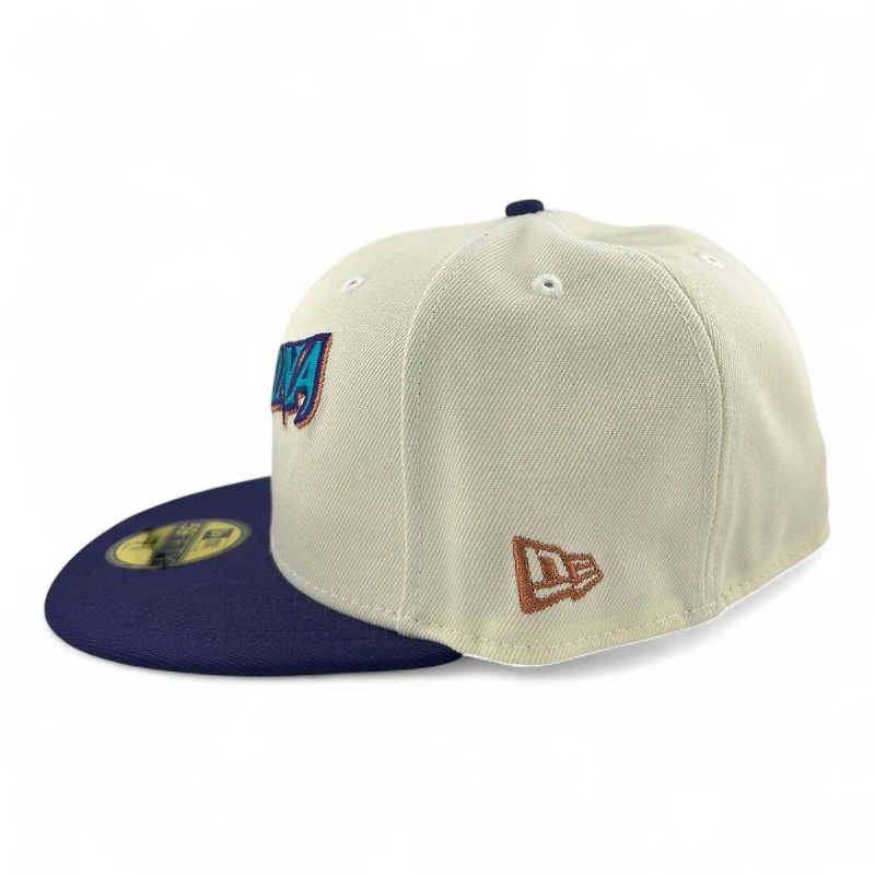Arizona Diamondbacks Chrome and Purple "Chrome Collection" 20th Anniversary Patch Gray UV New Era 59FIFTY Fitted Hat