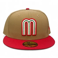 Mexico Camel and Red Gray UV New Era 59FIFTY Fitted Hat