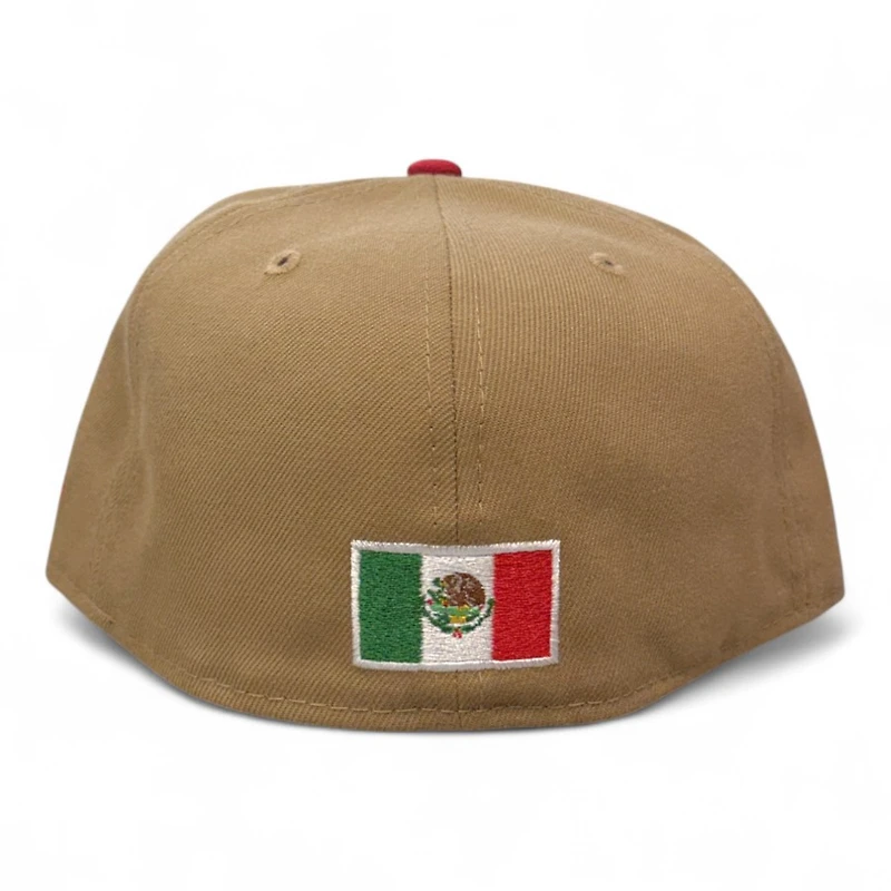 Mexico Camel and Red Gray UV New Era 59FIFTY Fitted Hat